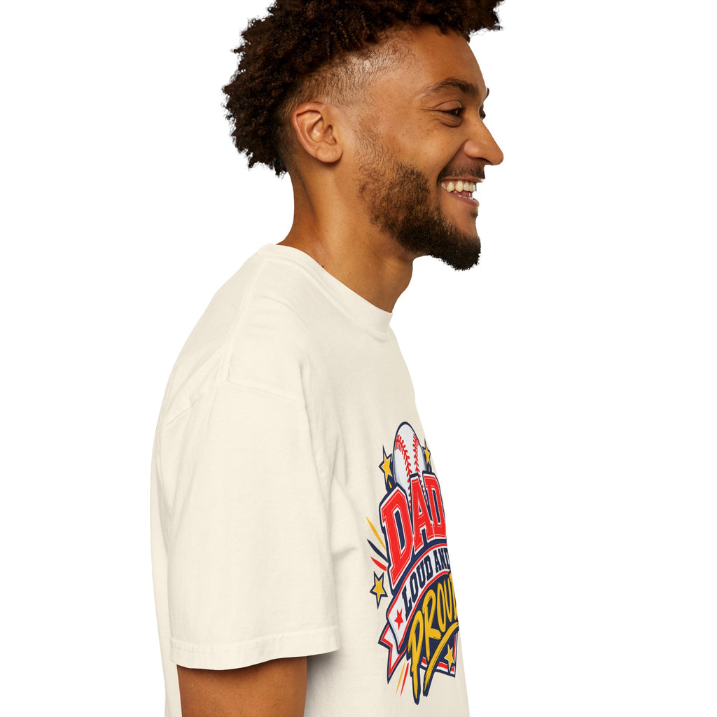 Baseball Dad Loud and Proud Comfort Colors® Tee ⚾️⭐