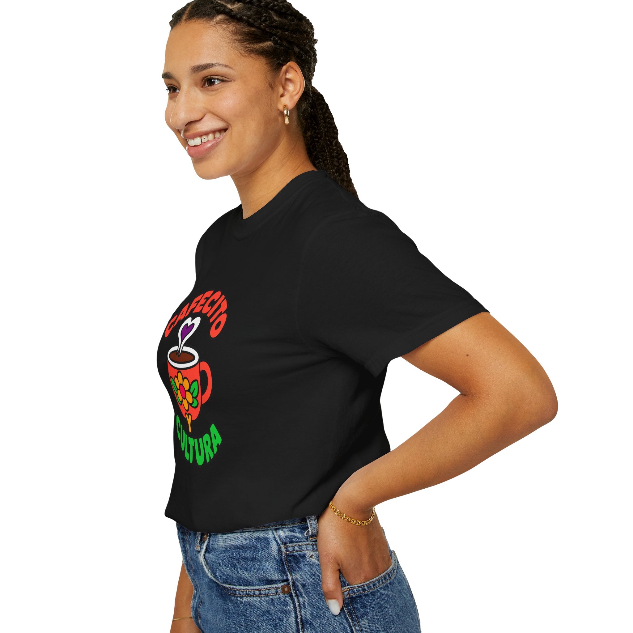 Cafecito Y Cultura Heavyweight Tee ☕🌼