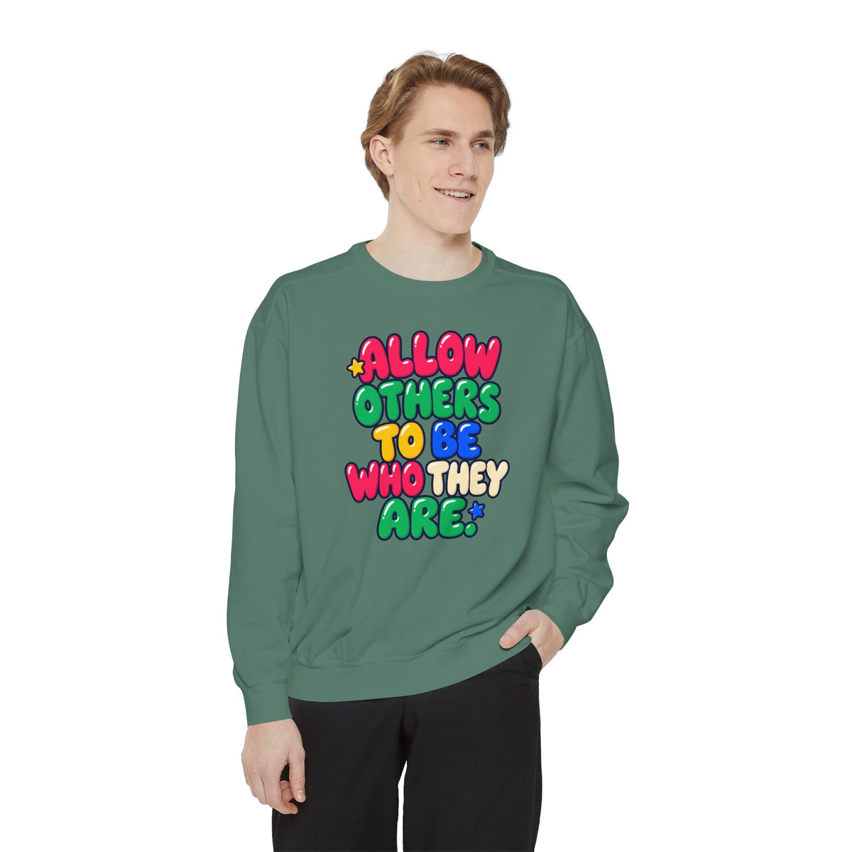 Allow Others to Be Who They Are Sweatshirt | Kindness & Acceptance Crewneck 🌼💛