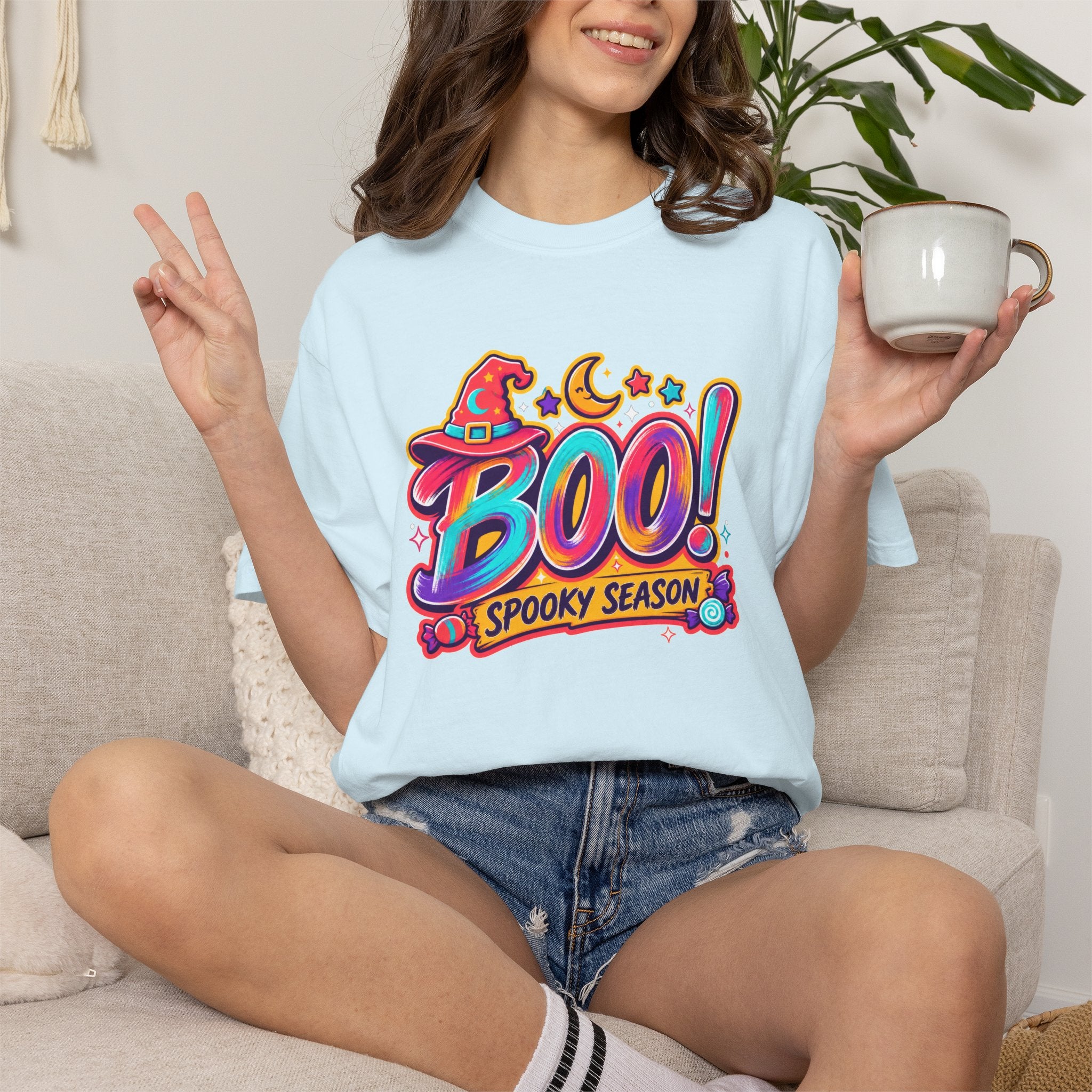 BOO! Spooky Season Heavyweight Tee 🎃✨