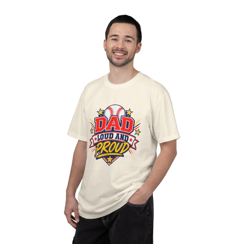 Baseball Dad Loud and Proud Comfort Colors® Tee ⚾️⭐
