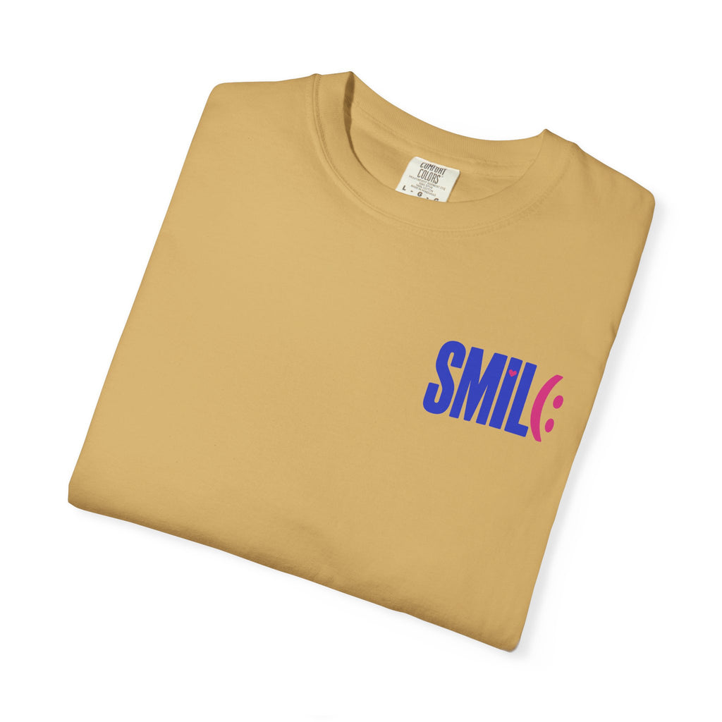 SMIL(: It’s Free Garment-Dyed Graphic Tee