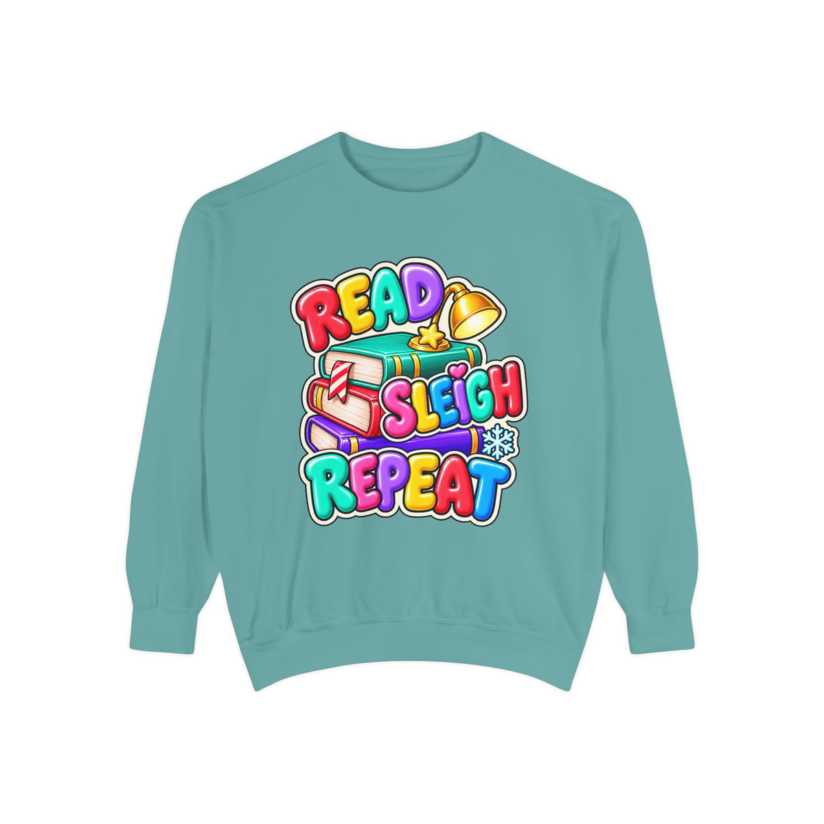 Read, Sleigh, Repeat Christmas Sweatshirt 📚🔔❄️