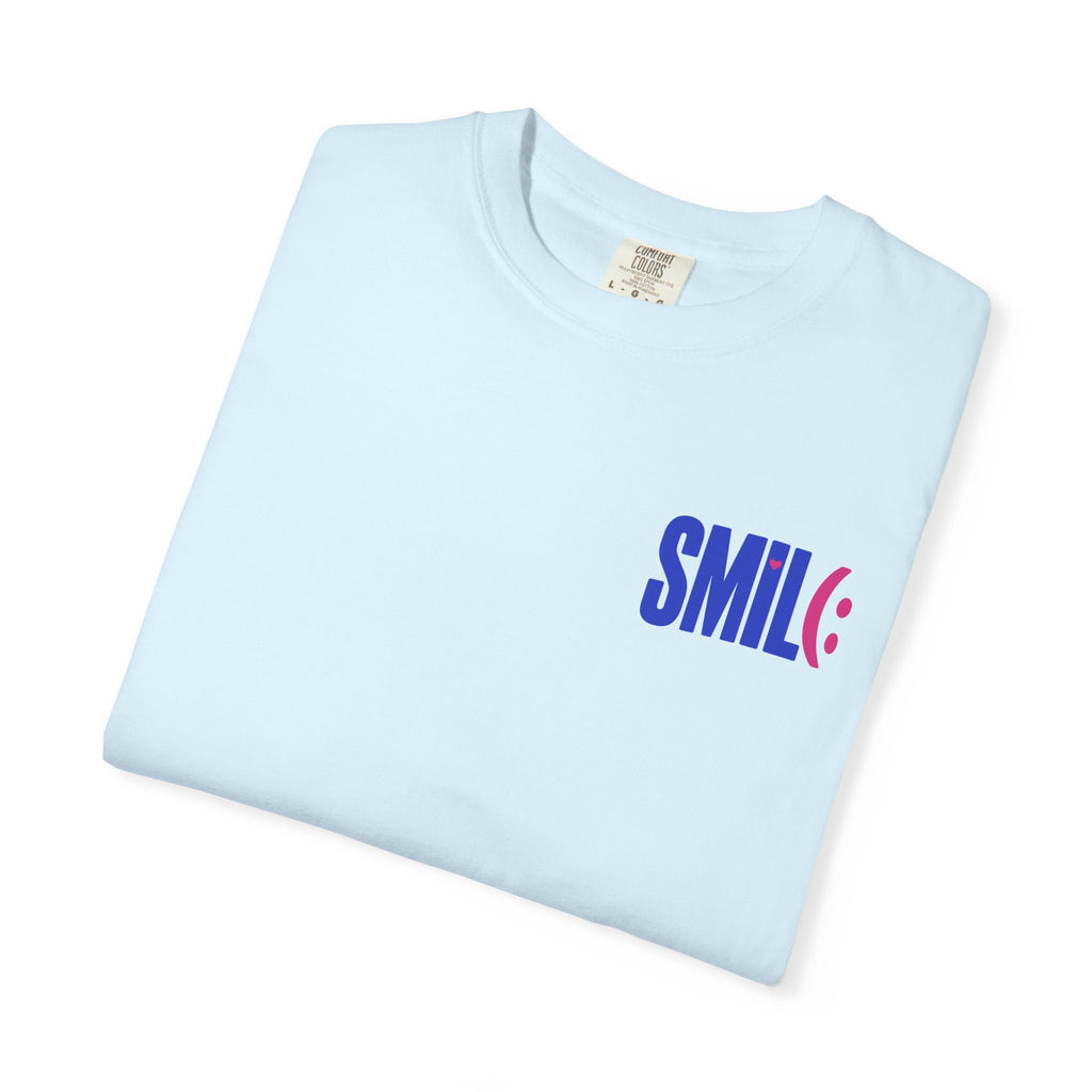 SMIL(: It’s Free Garment-Dyed Graphic Tee