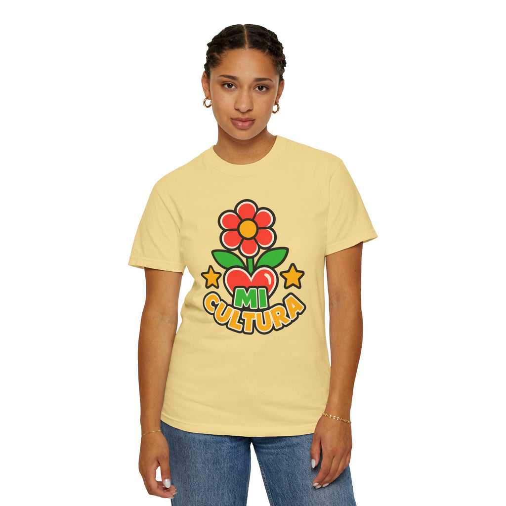Mi Cultura Latino Heritage Heavyweight Tee 🌺❤️