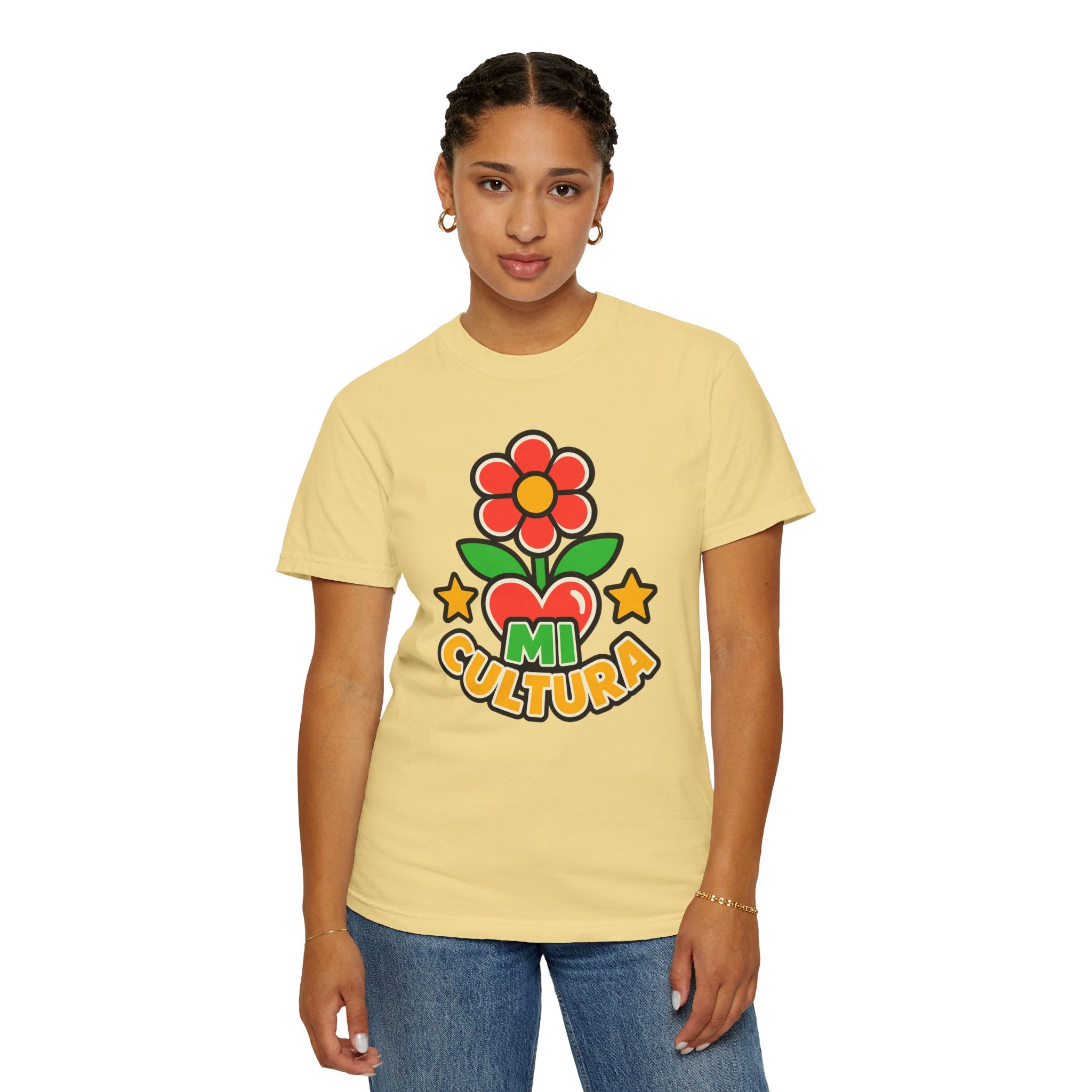 Mi Cultura Latino Heritage Heavyweight Tee 🌺❤️