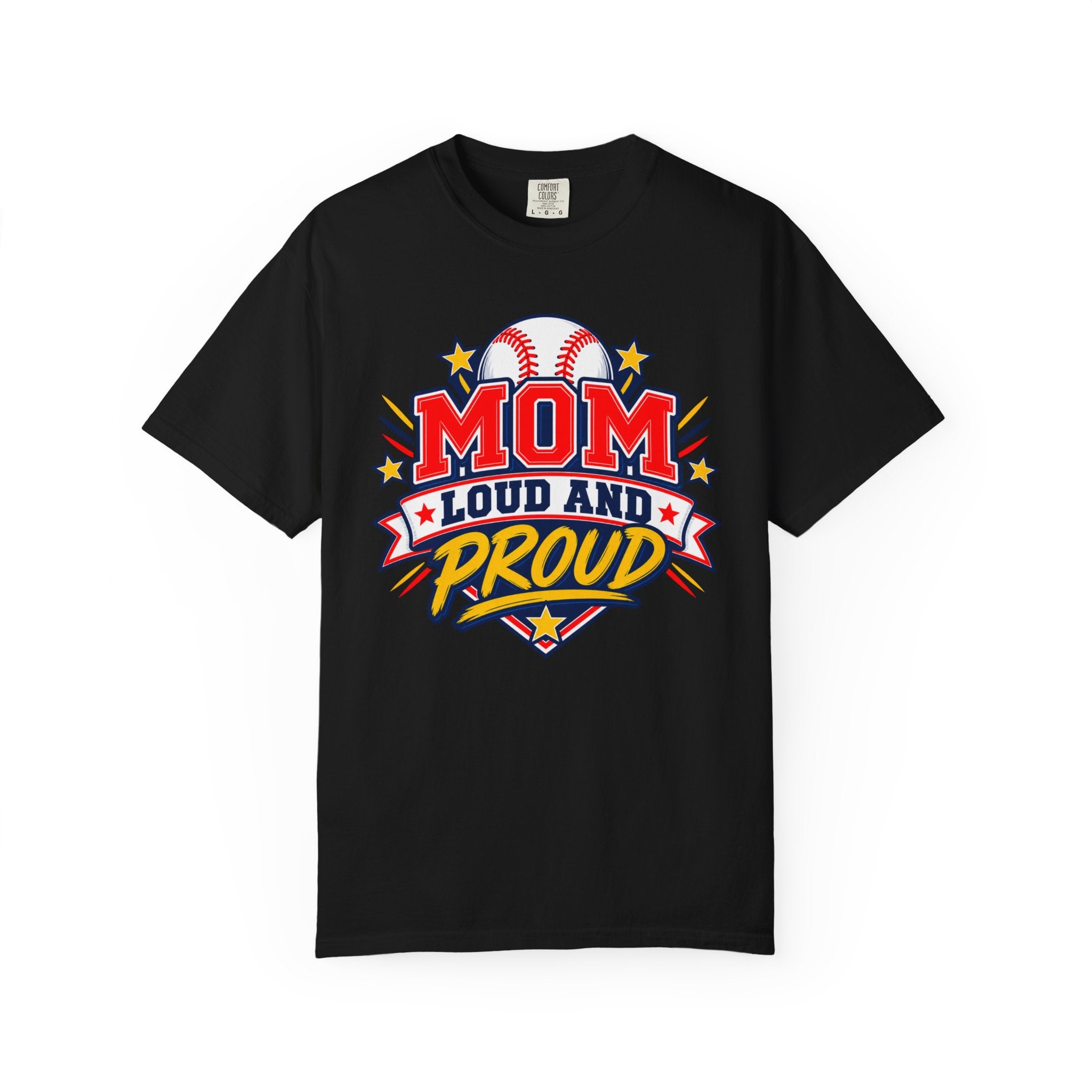 Baseball Mom Loud and Proud Comfort Colors® Tee ⚾️💙