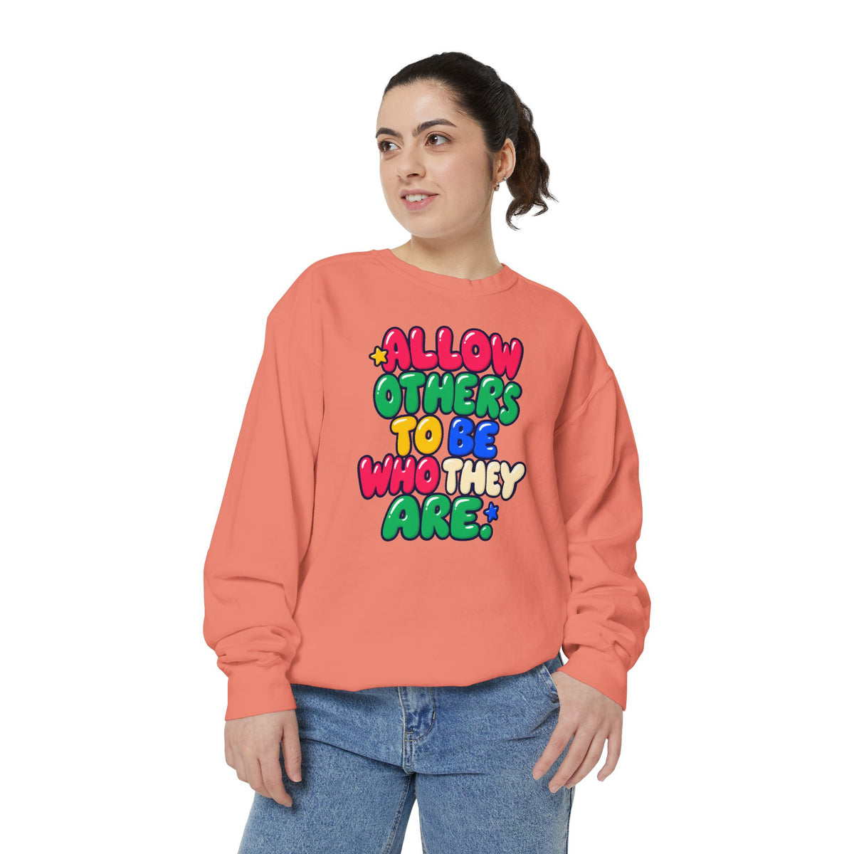 Allow Others to Be Who They Are Sweatshirt | Kindness & Acceptance Crewneck 🌼💛
