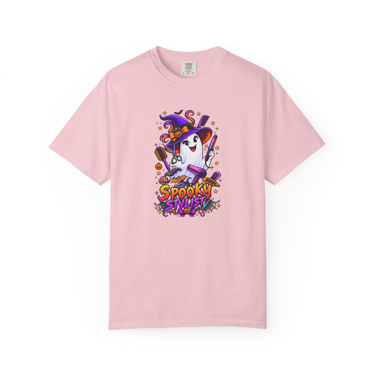 Spooky Stylist Halloween Tee – Adult Unisex Beauty Salon Party Shirt