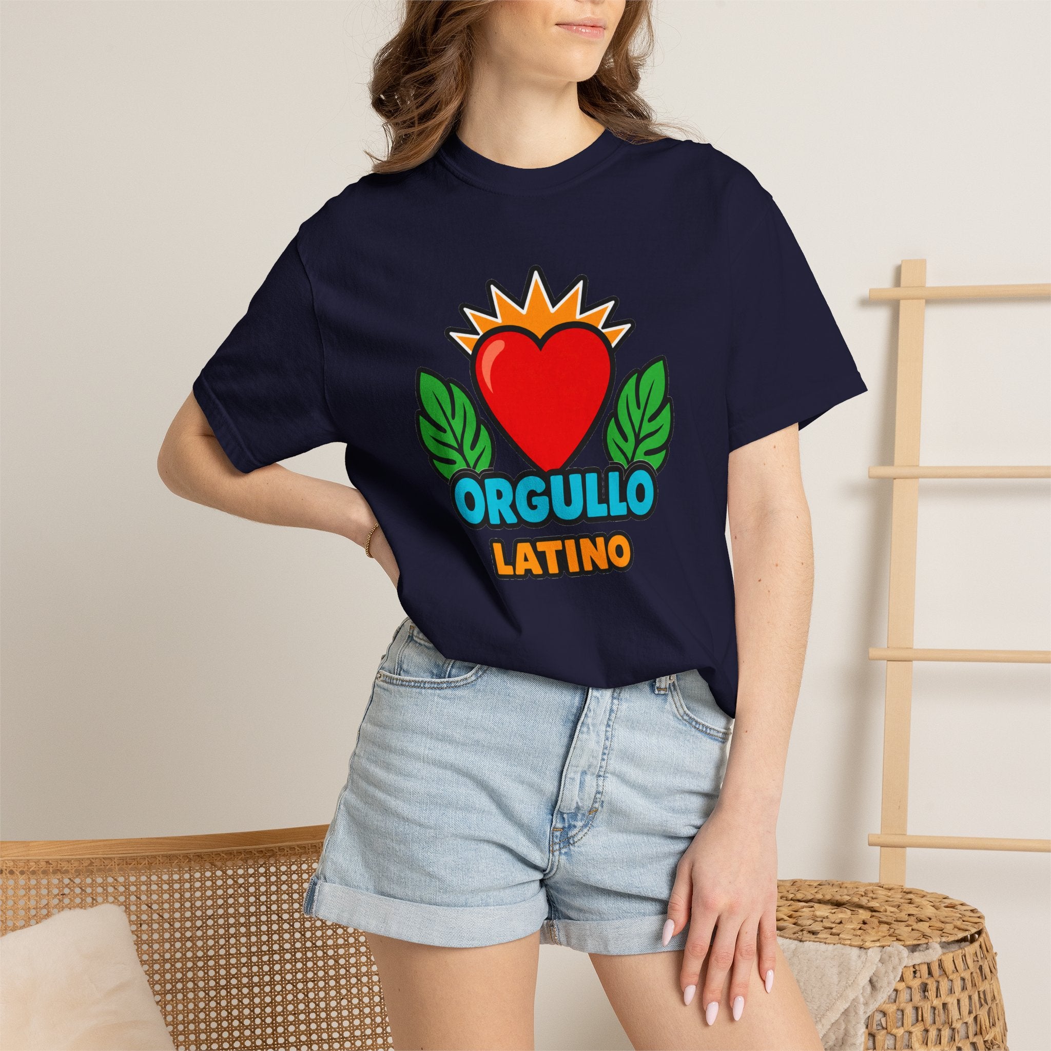 Orgullo Latino Heritage Heavyweight Tee ❤️🌿