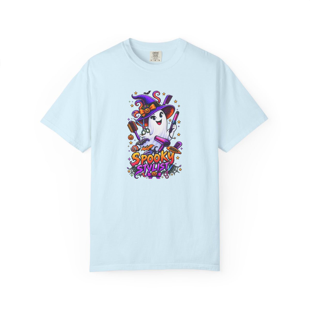 Spooky Stylist Halloween Tee – Adult Unisex Beauty Salon Party Shirt