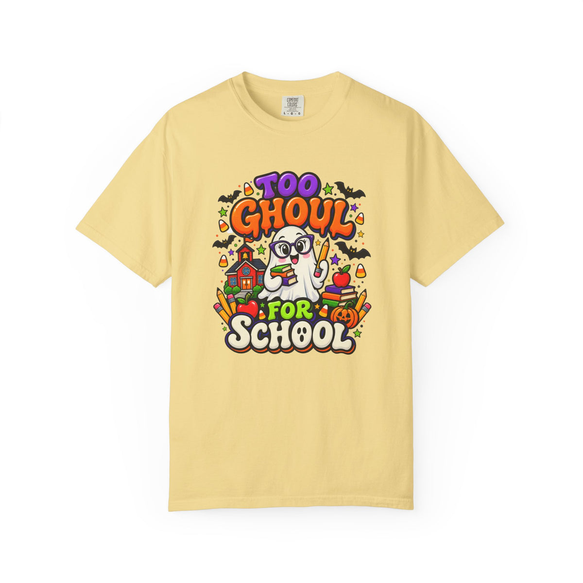 Too Ghoul for School T-Shirt — Cute Halloween Ghost Back-to-School Tee