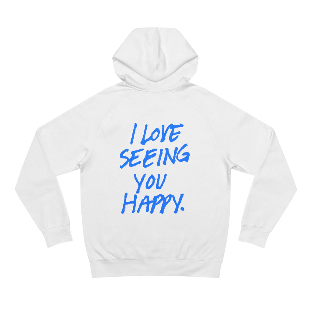 Hi Lovely Human Hoodie — "I Love Seeing You Happy" Cozy Positive Message Hoodie