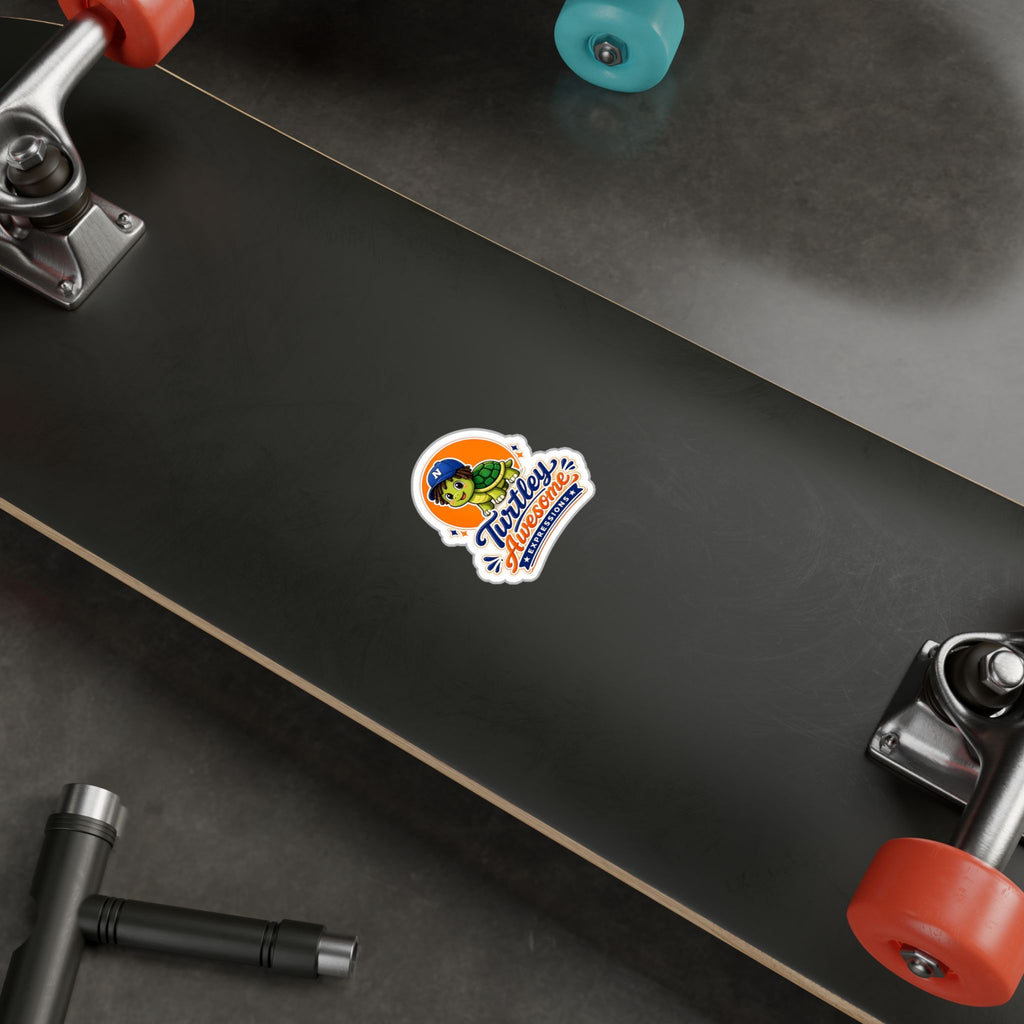 Turtley Awesome Expressions - Decal Vinyl Sticker for Laptops, Water Bottles and Car Windows