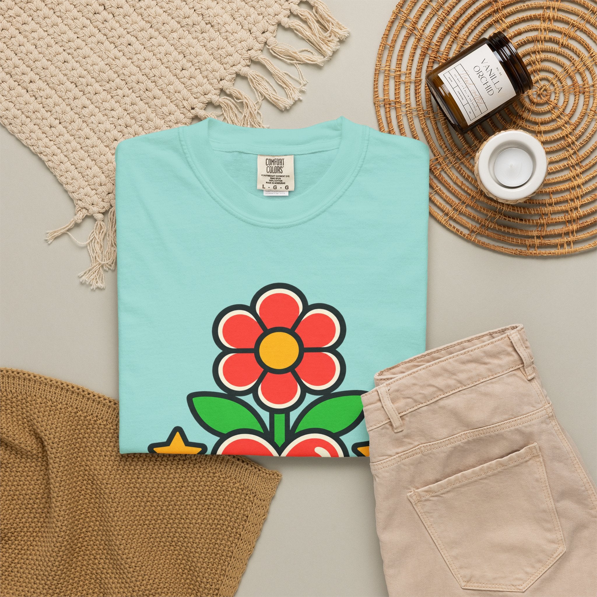 Mi Cultura Latino Heritage Heavyweight Tee 🌺❤️