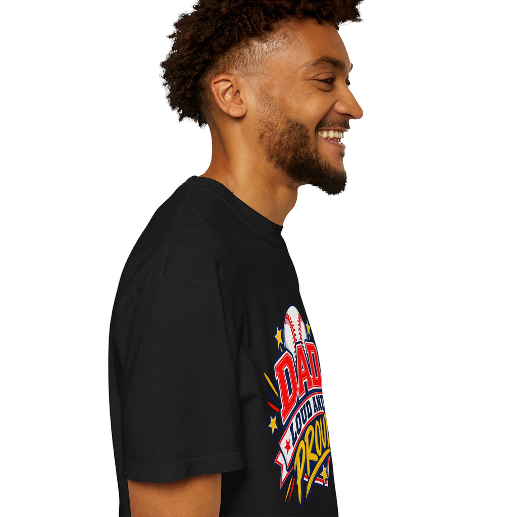Baseball Dad Loud and Proud Comfort Colors® Tee ⚾️⭐