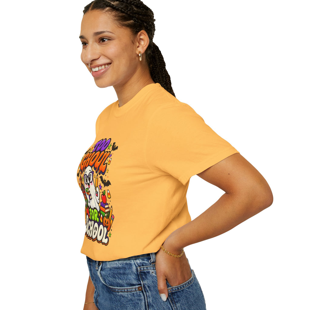 Too Ghoul for School T-Shirt — Cute Halloween Ghost Back-to-School Tee