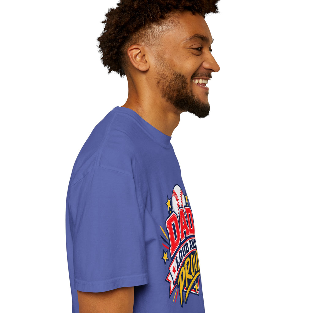 Baseball Dad Loud and Proud Comfort Colors® Tee ⚾️⭐
