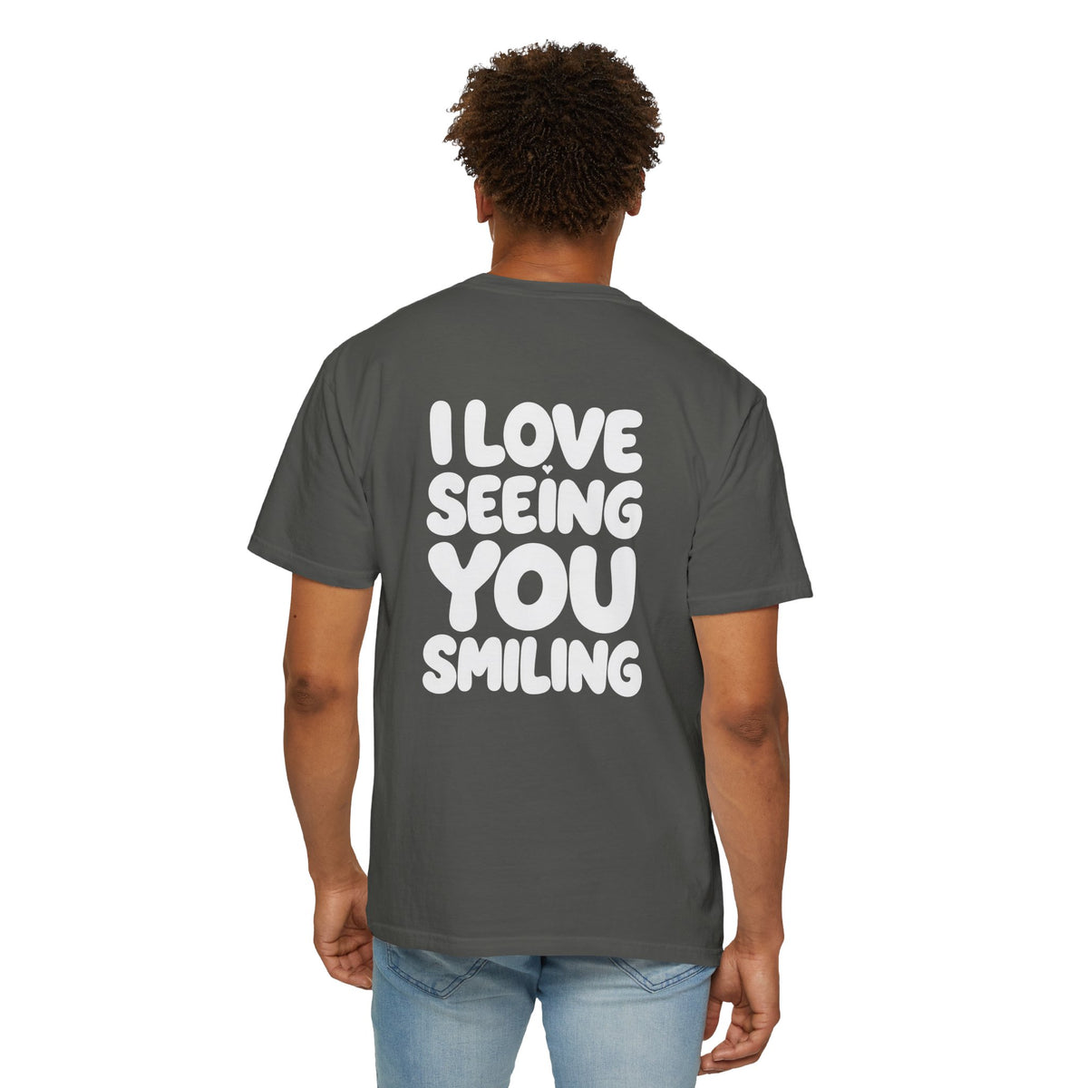 Hi Lovely Human — Inspirational Garment-Dyed Adult T-Shirt