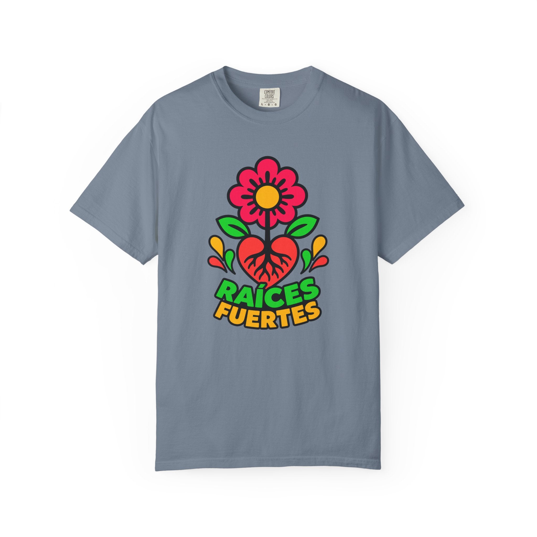 Raíces Fuertes Latino Heritage Heavyweight Tee 🌺❤️