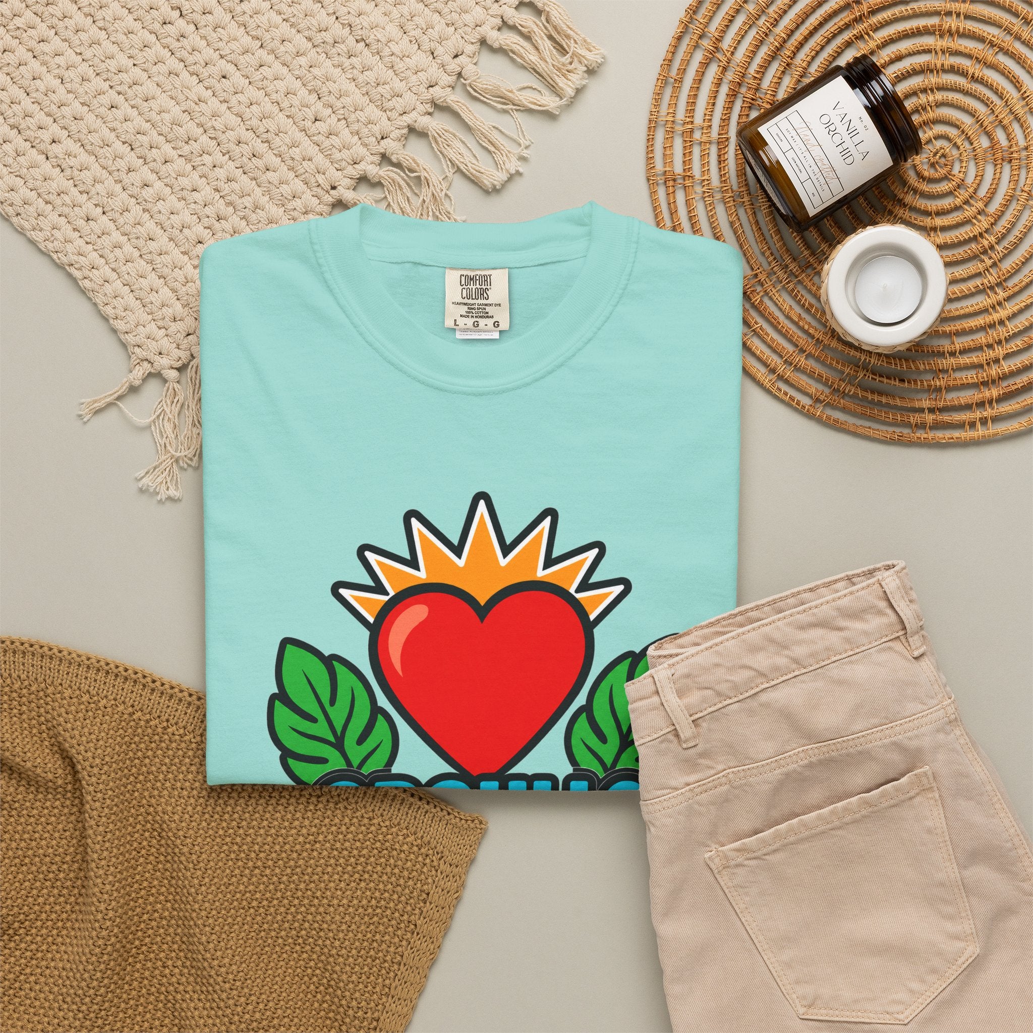 Orgullo Latino Heritage Heavyweight Tee ❤️🌿
