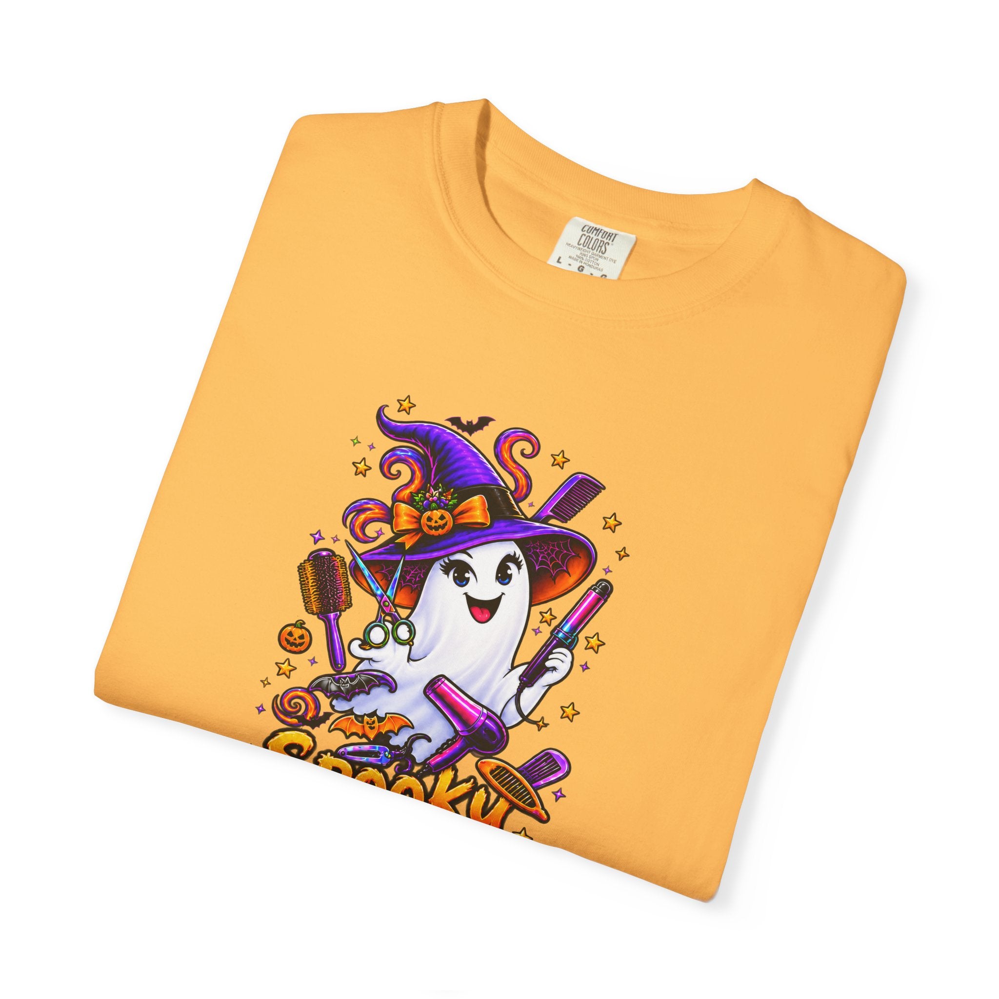 Spooky Stylist Halloween Tee – Adult Unisex Beauty Salon Party Shirt
