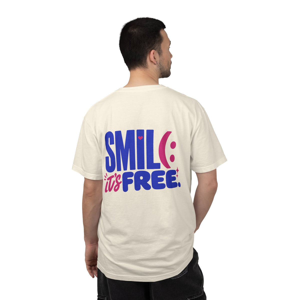 SMIL(: It’s Free Garment-Dyed Graphic Tee
