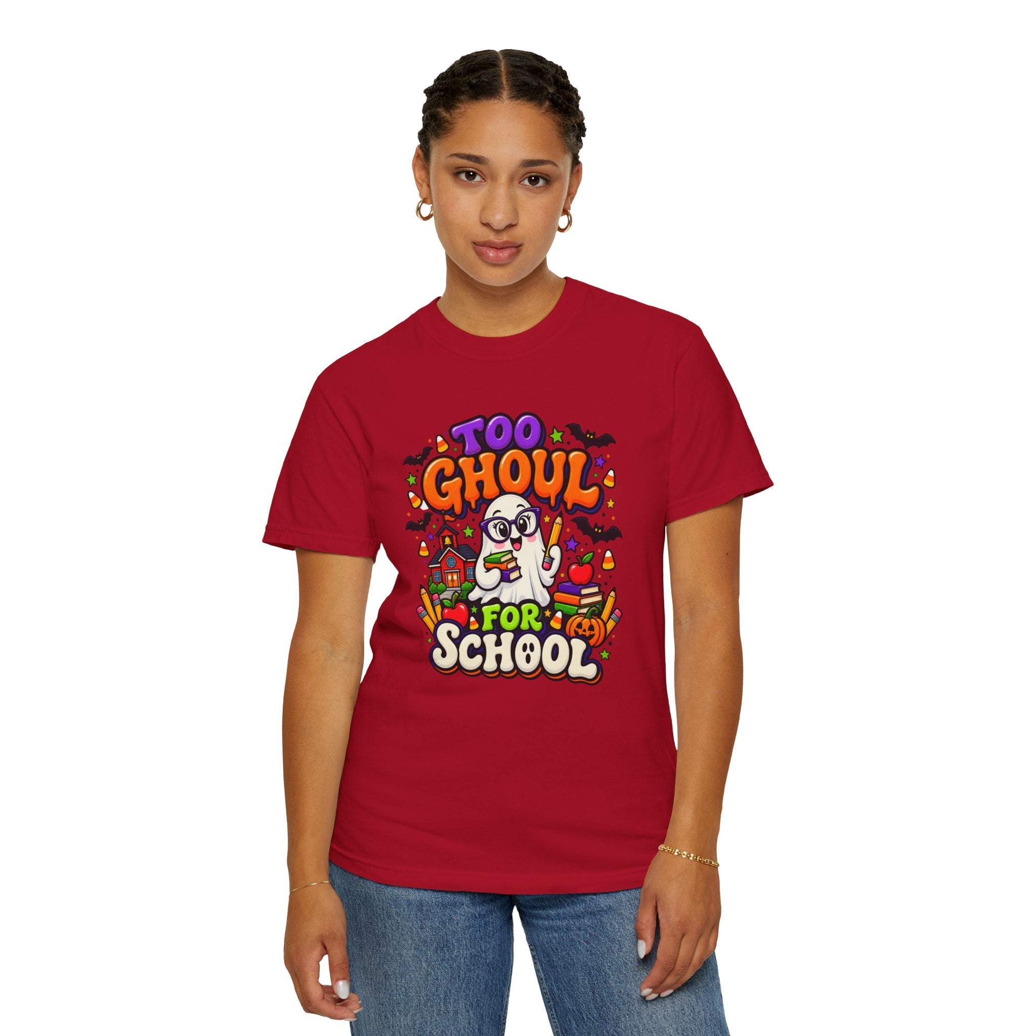 Too Ghoul for School T-Shirt — Cute Halloween Ghost Back-to-School Tee