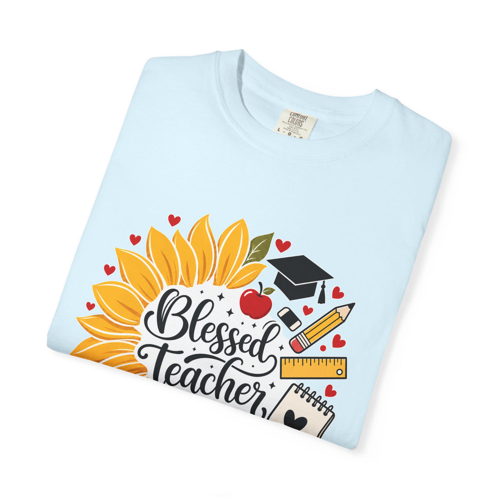 Blessed Teacher Heavyweight Tee 🌻📚✏️
