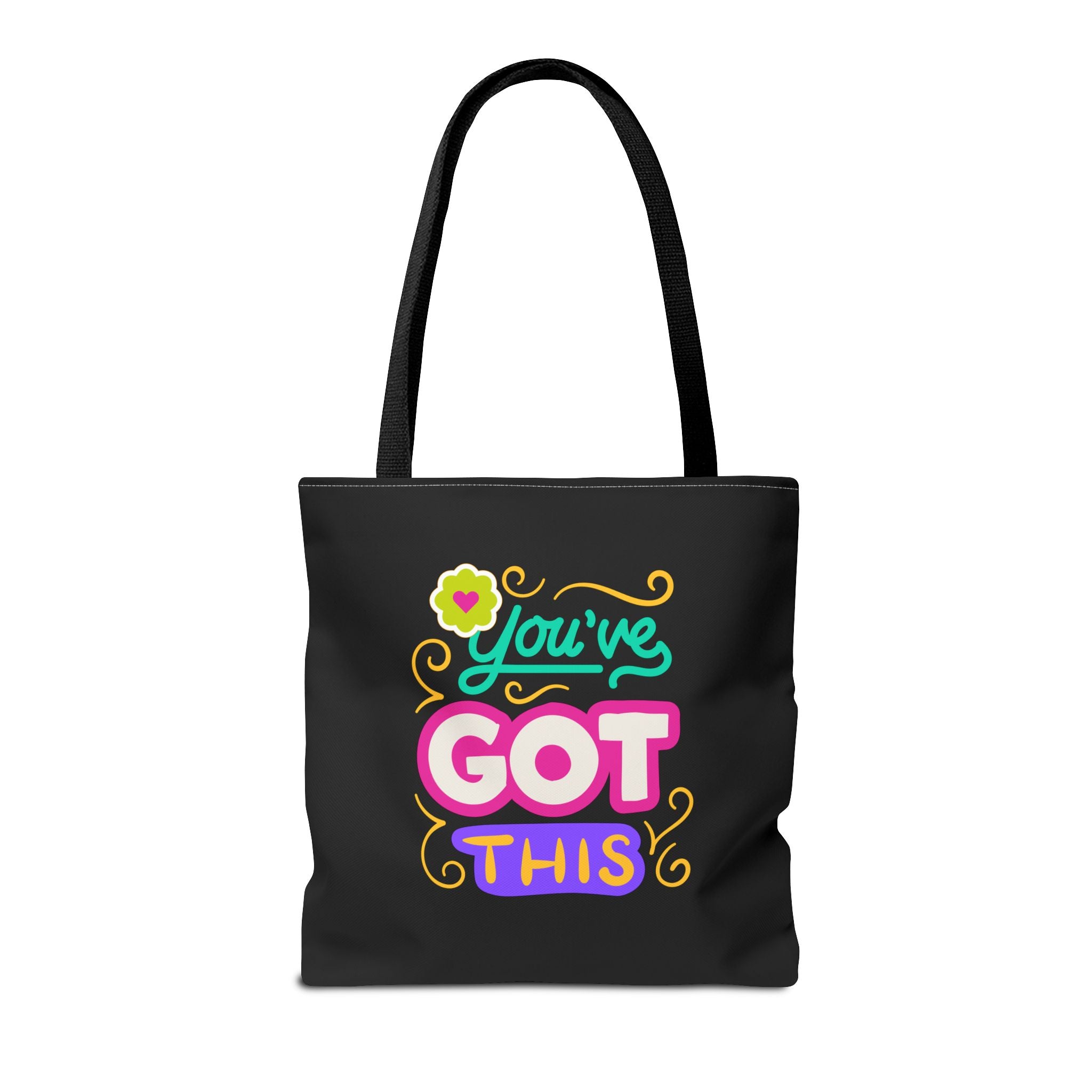 Hello Fresh Start / You've Got This" Retro Two-Sided Tote Bag