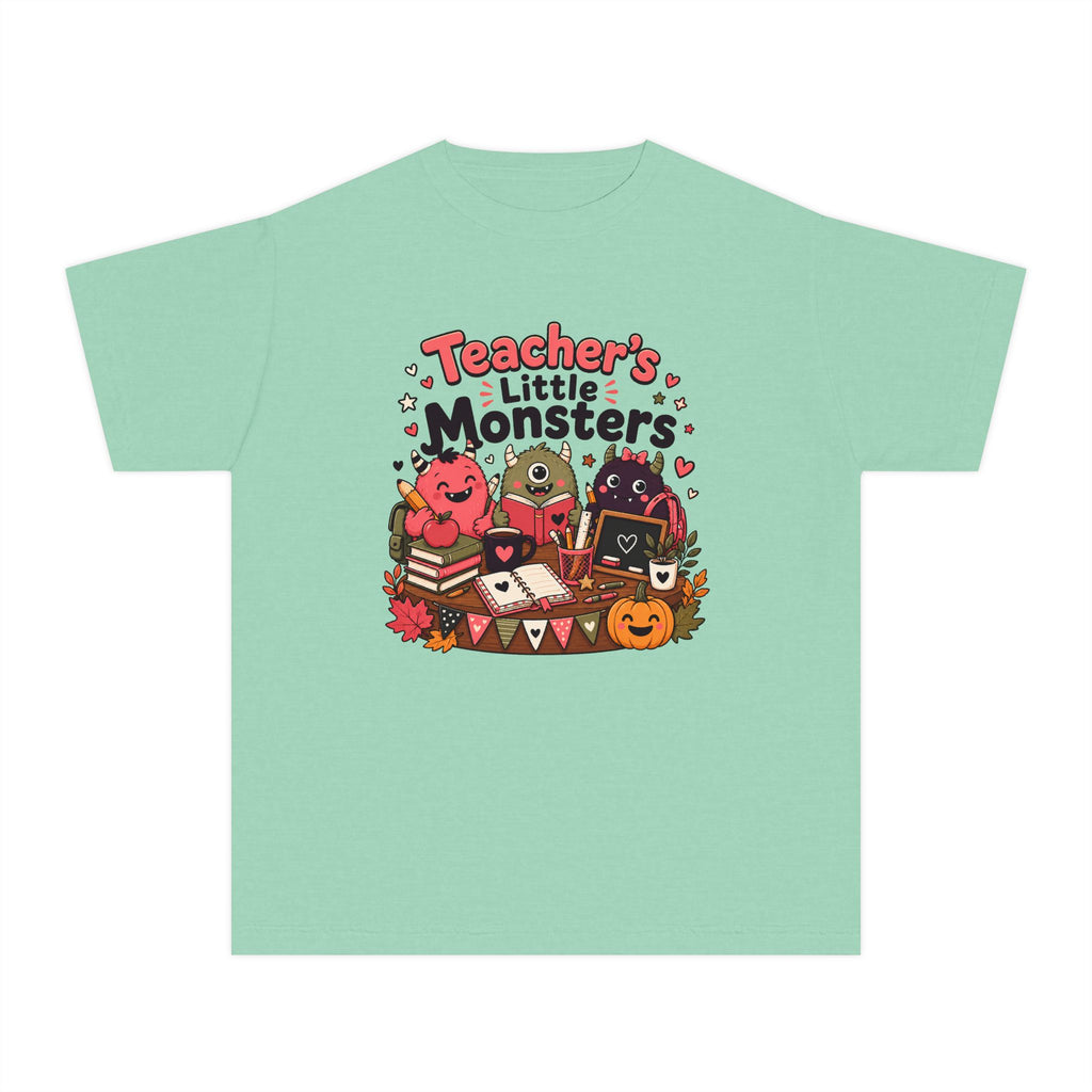 Teacher’s Little Monsters Youth Retro Tee 🍎📚