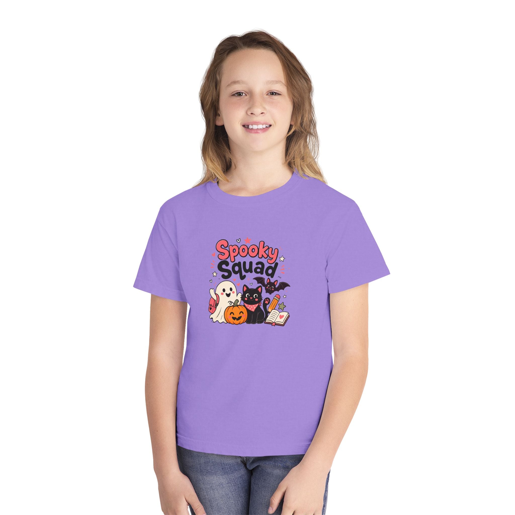 Spooky Squad Youth Retro Tee 🎃👻