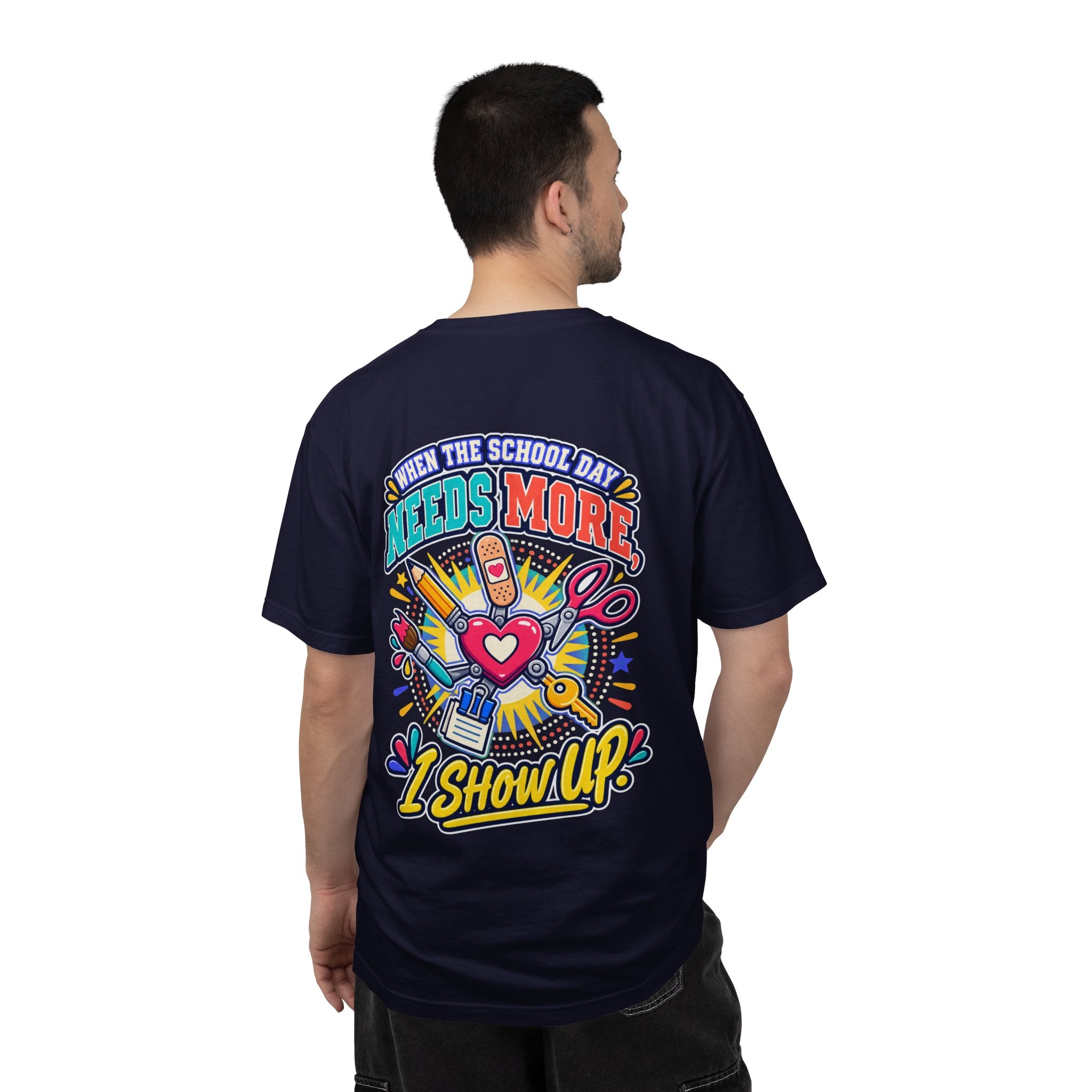Here to Help School Support Staff Comfort Colors® Tee 🍎✏️