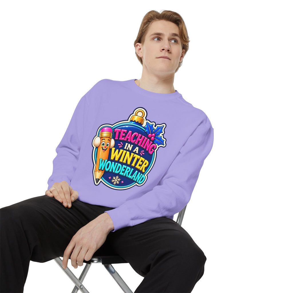 Teaching in a Winter Wonderland Christmas Sweatshirt