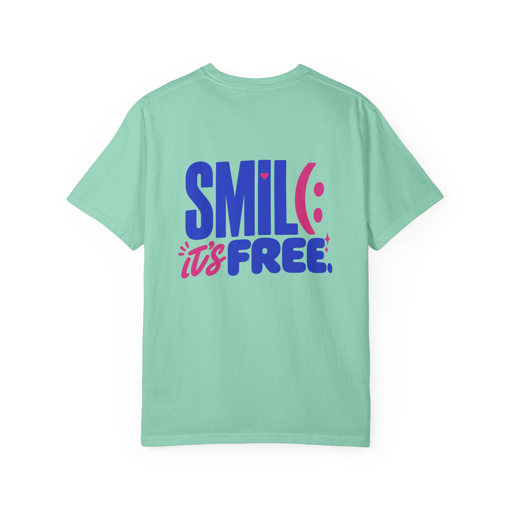SMIL(: It’s Free Garment-Dyed Graphic Tee