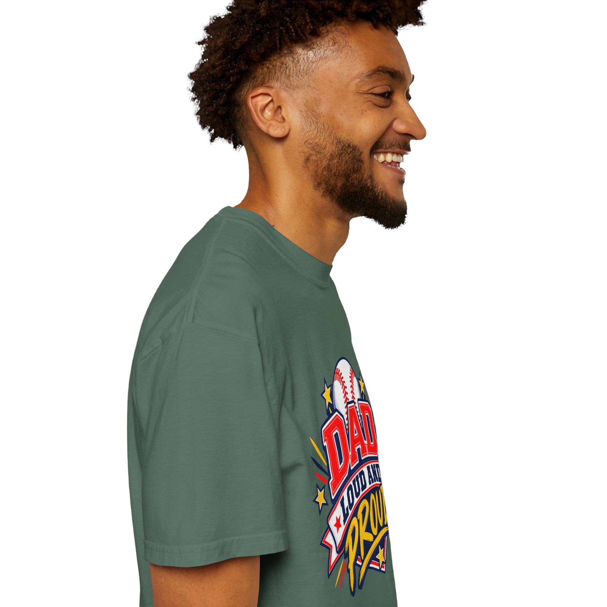 Baseball Dad Loud and Proud Comfort Colors® Tee ⚾️⭐