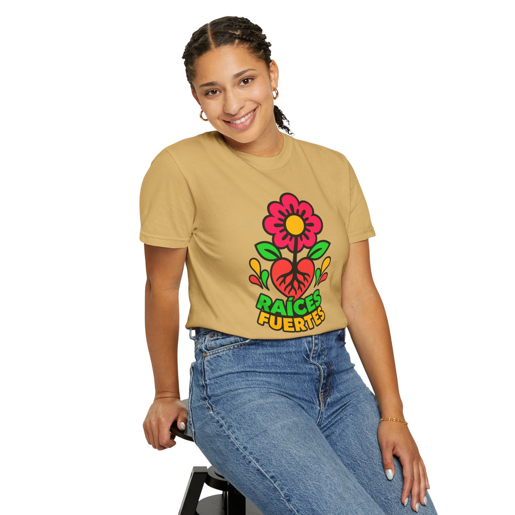 Raíces Fuertes Latino Heritage Heavyweight Tee 🌺❤️