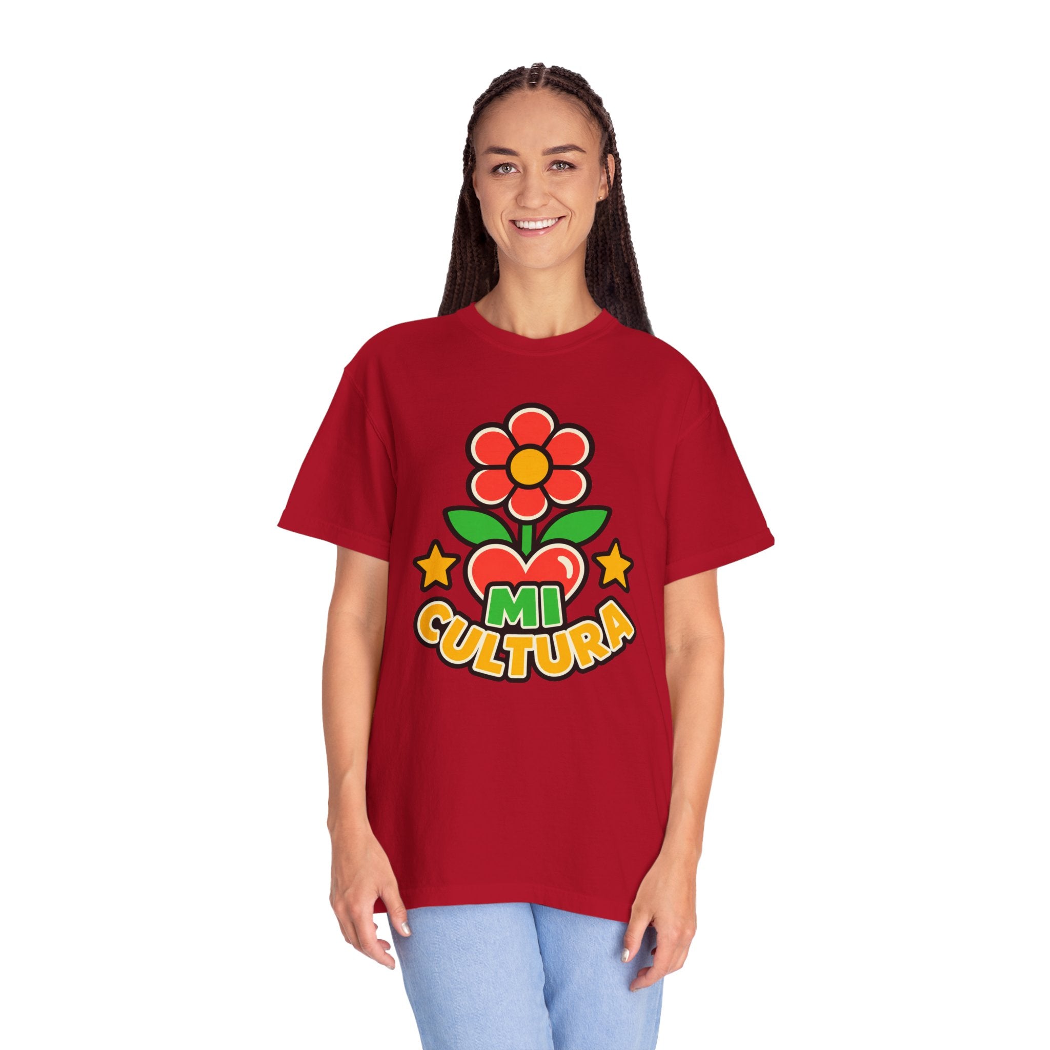 Mi Cultura Latino Heritage Heavyweight Tee 🌺❤️