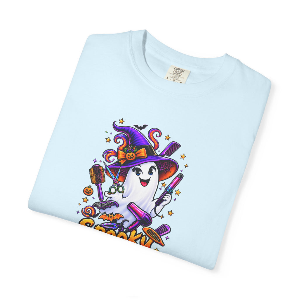 Spooky Stylist Halloween Tee – Adult Unisex Beauty Salon Party Shirt