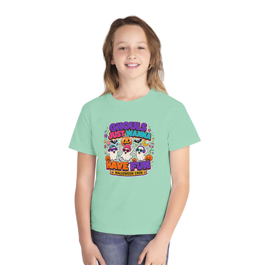 Ghouls Just Wanna Have Fun Youth Halloween Tee 🎃👻