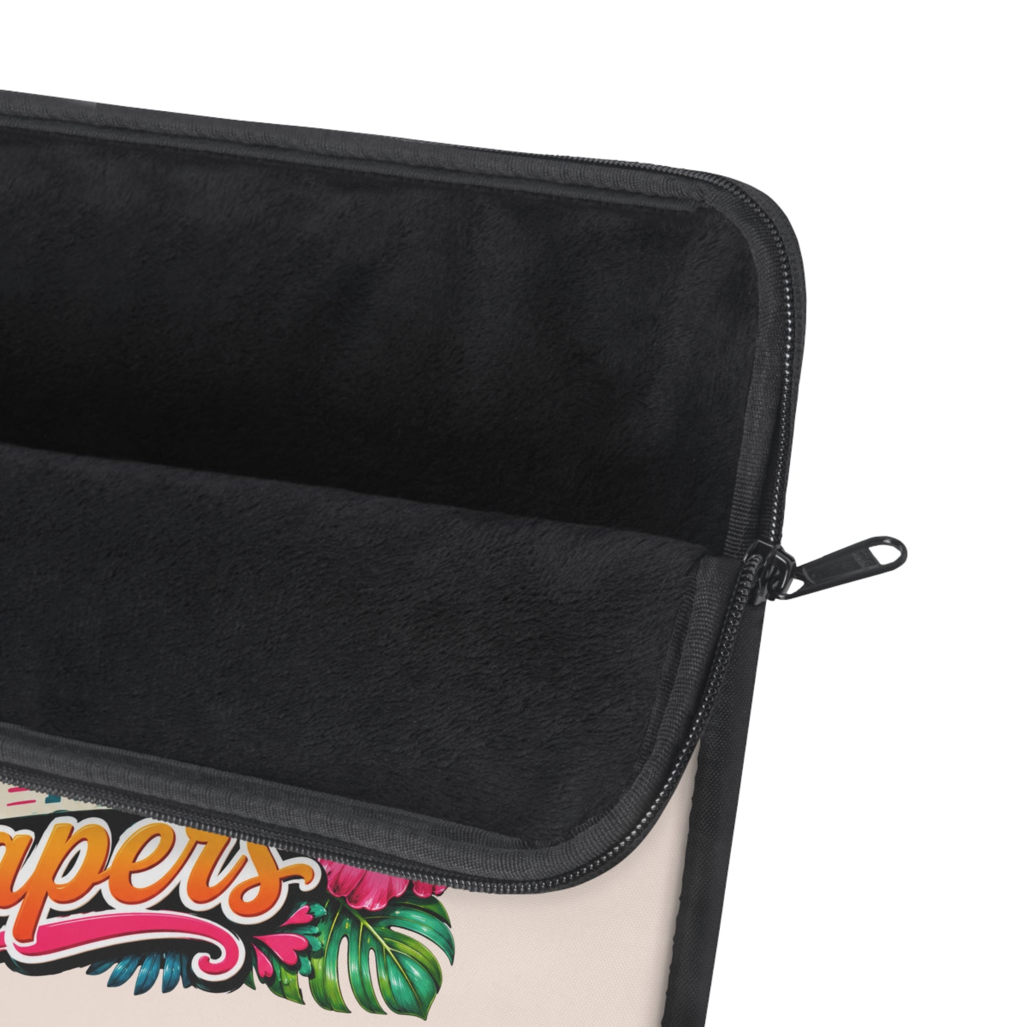 Collect Moments, Not Papers - Sunkissed Peach Laptop and iPad Sleeve