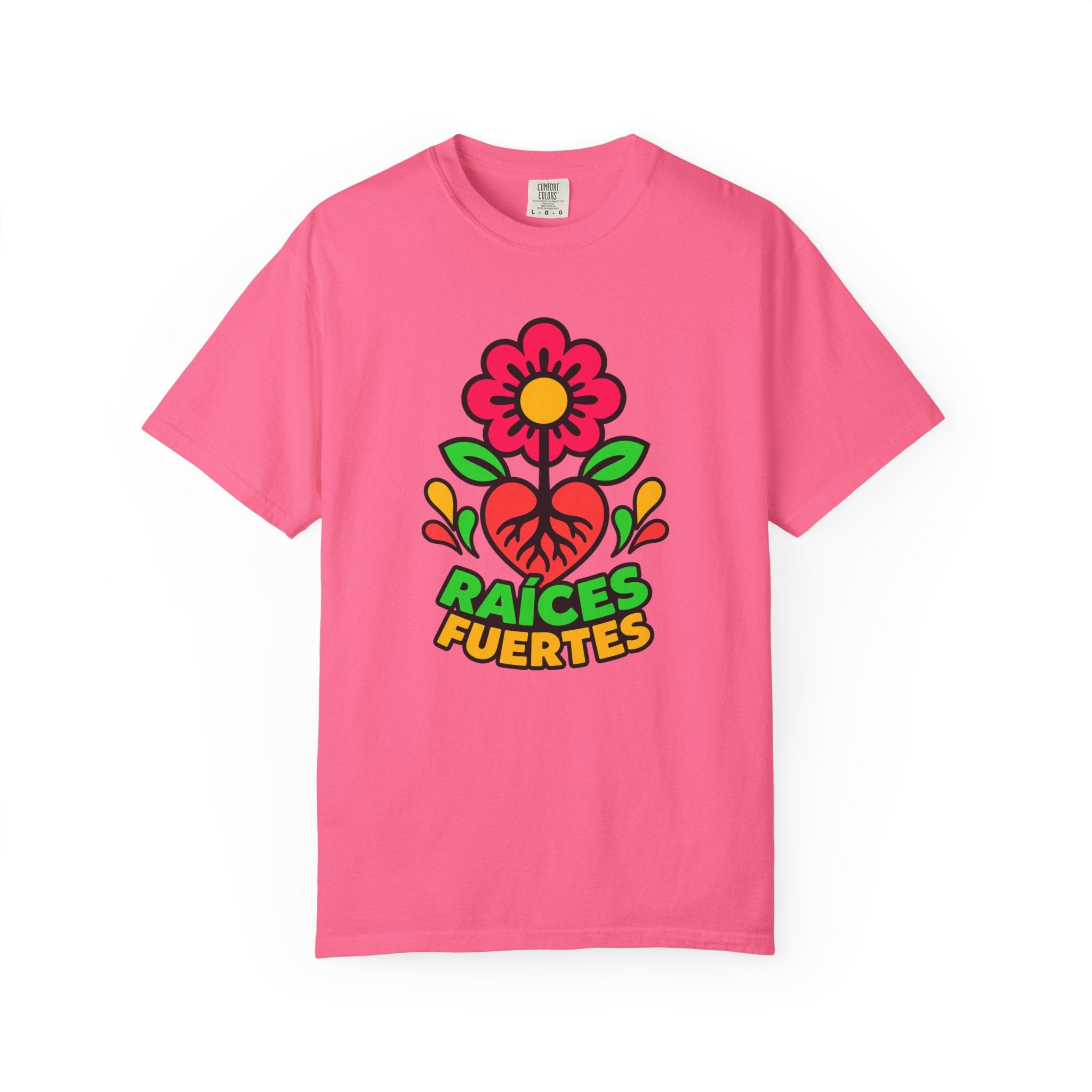 Raíces Fuertes Latino Heritage Heavyweight Tee 🌺❤️