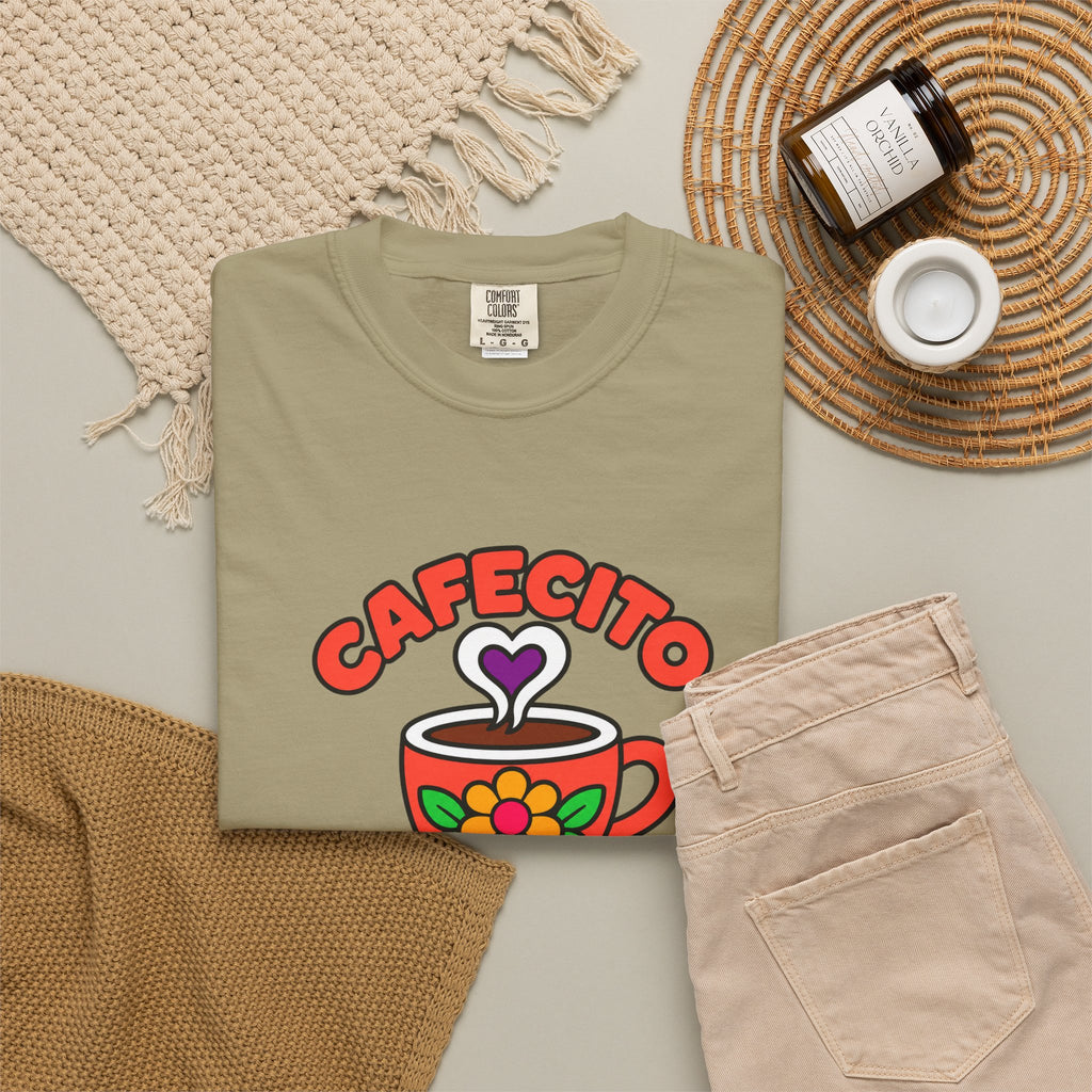 Cafecito Y Cultura Heavyweight Tee ☕🌼