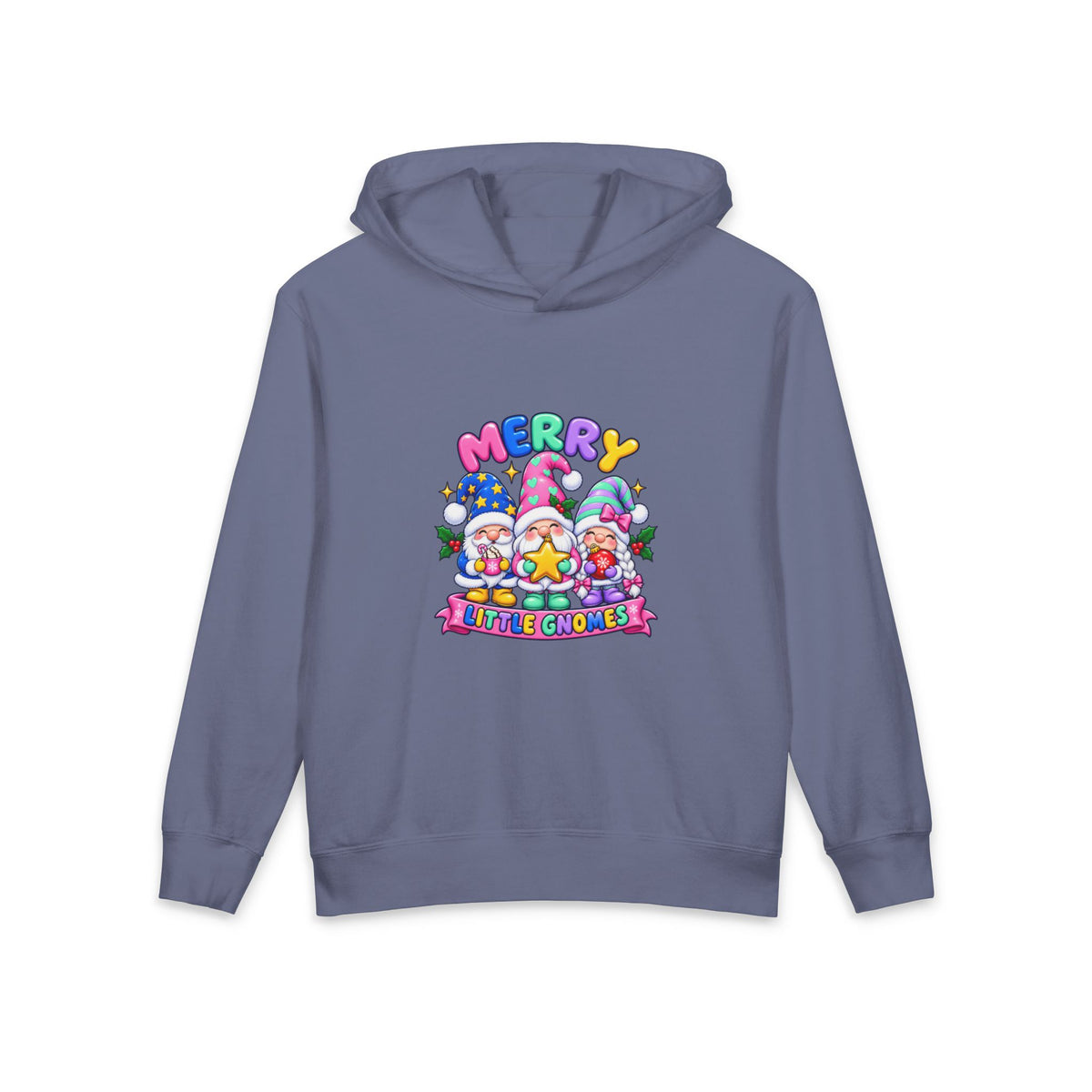 Merry Little Gnomes Christmas Youth Hoodie