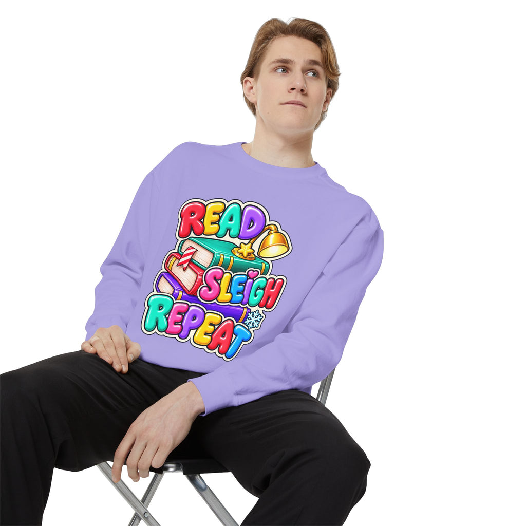 Read, Sleigh, Repeat Christmas Sweatshirt 📚🔔❄️