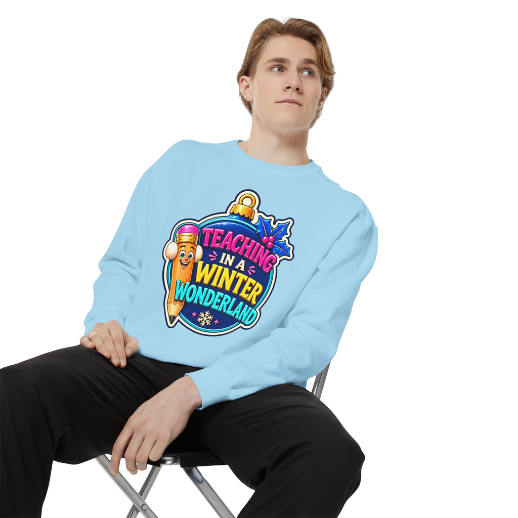 Teaching in a Winter Wonderland Christmas Sweatshirt
