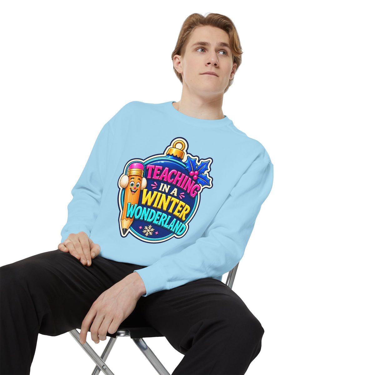 Teaching in a Winter Wonderland Christmas Sweatshirt