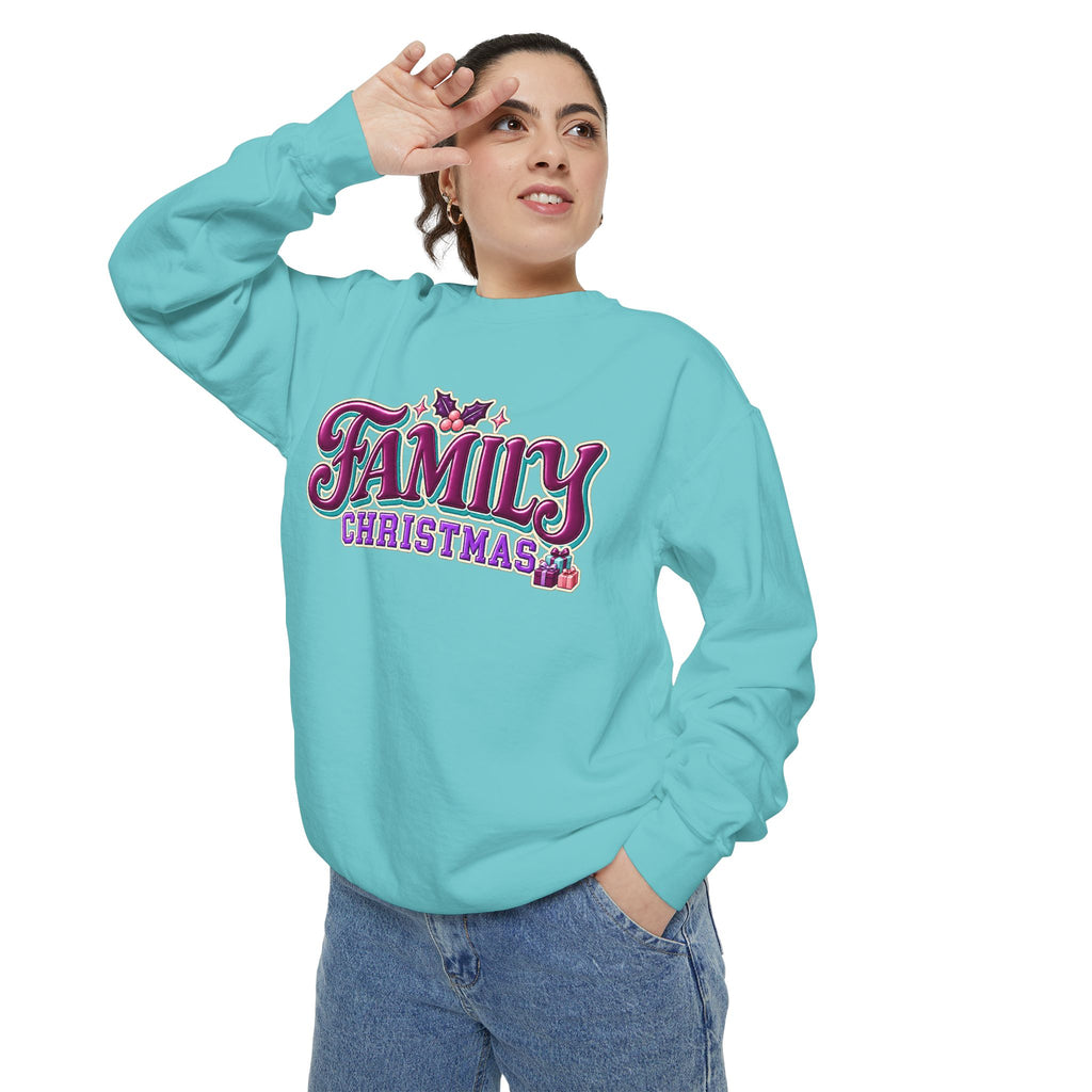 Family Christmas Retro Holiday Sweatshirt