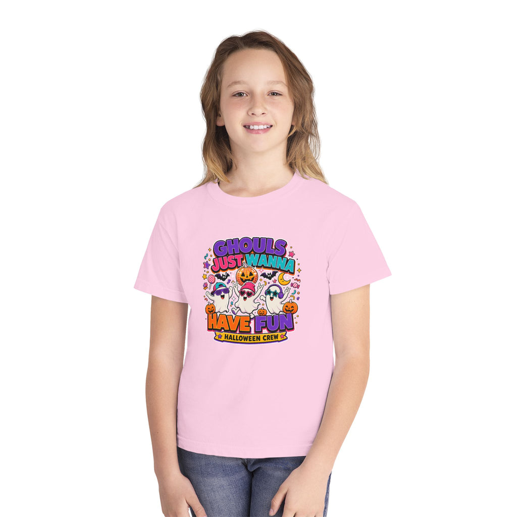 Ghouls Just Wanna Have Fun Youth Halloween Tee 🎃👻
