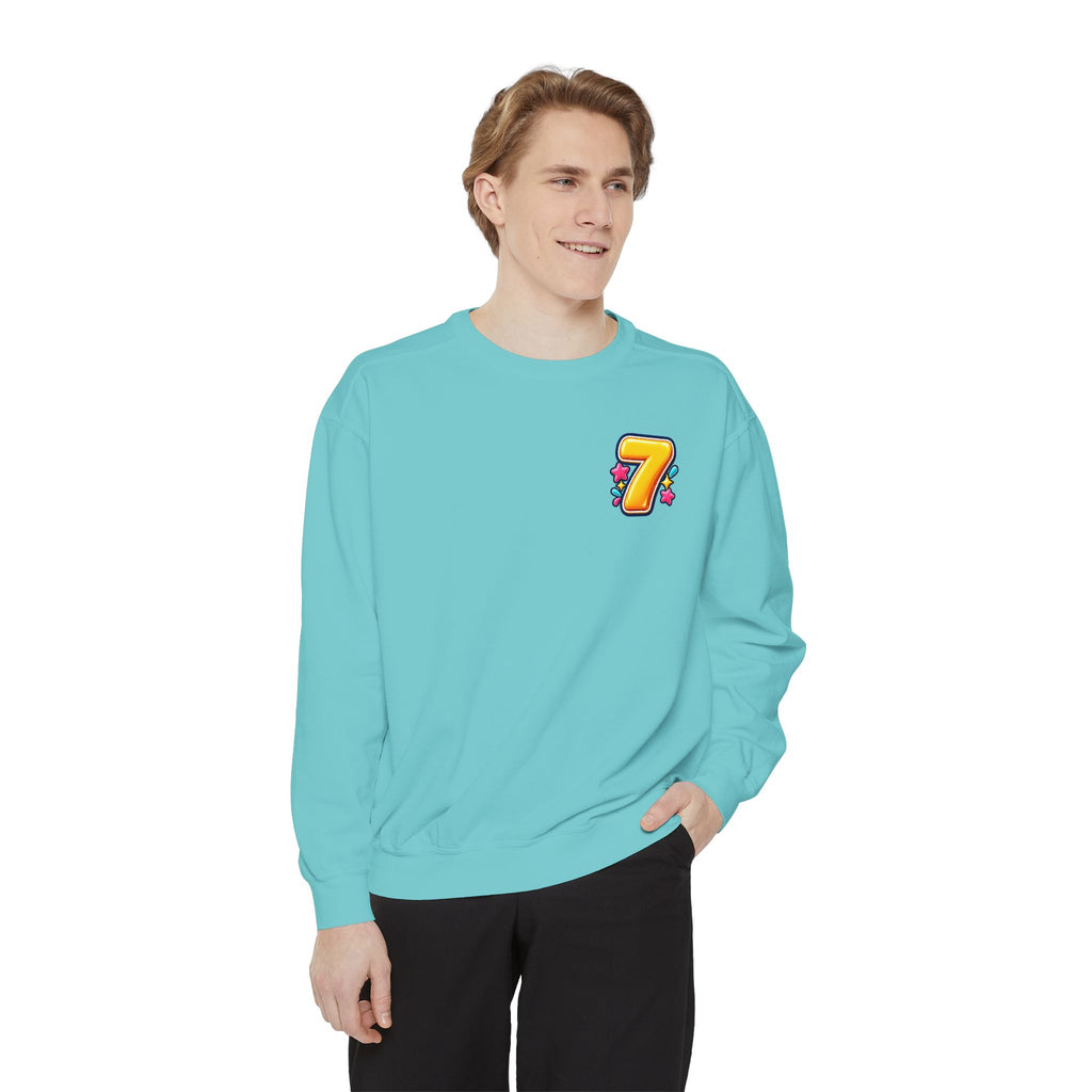 Seven Has “Even” in It, That’s Odd Sweatshirt | Funny Number 7 Crewneck 7️⃣🤔